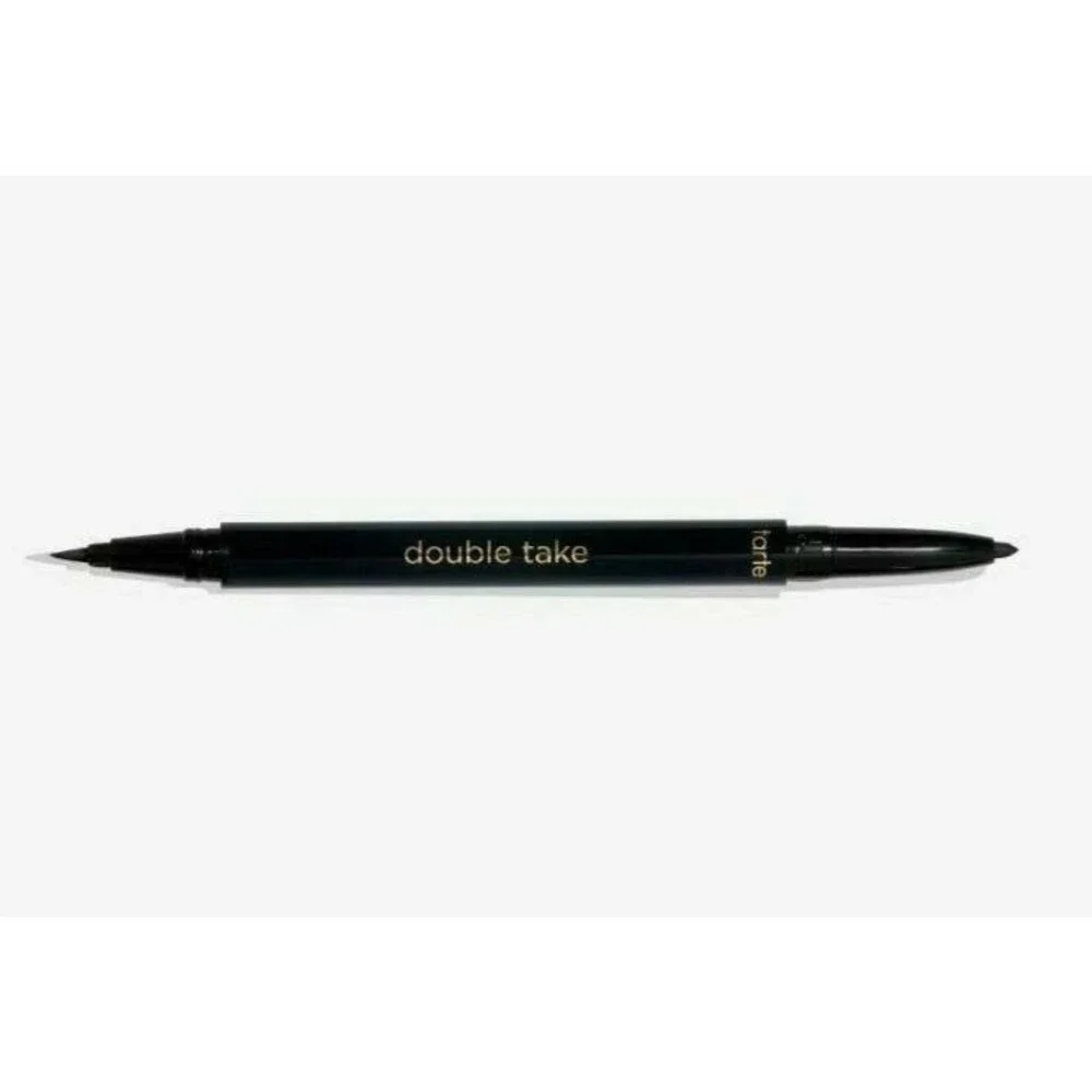 Tarte BLACK Double Take Eyeliner~ Double Sided Liquid & Gel Vegan  ~ NIB